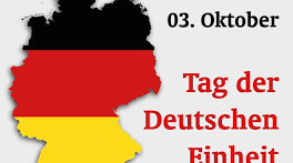 Tag der Deutschen Einheit: 3. Oktober
