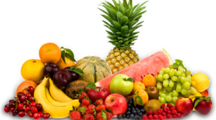Fruit and vegetables.