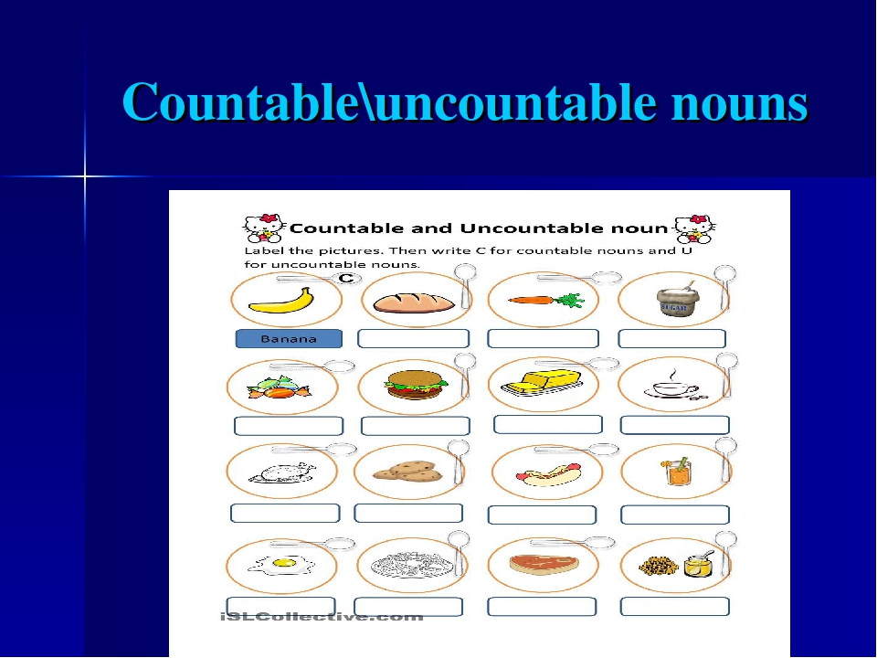 Food nouns