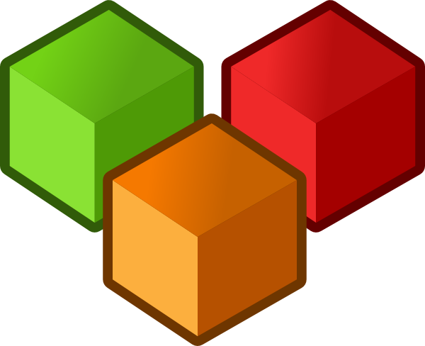 Cubes clip art (117069) Free SVG Download / 4 Vector