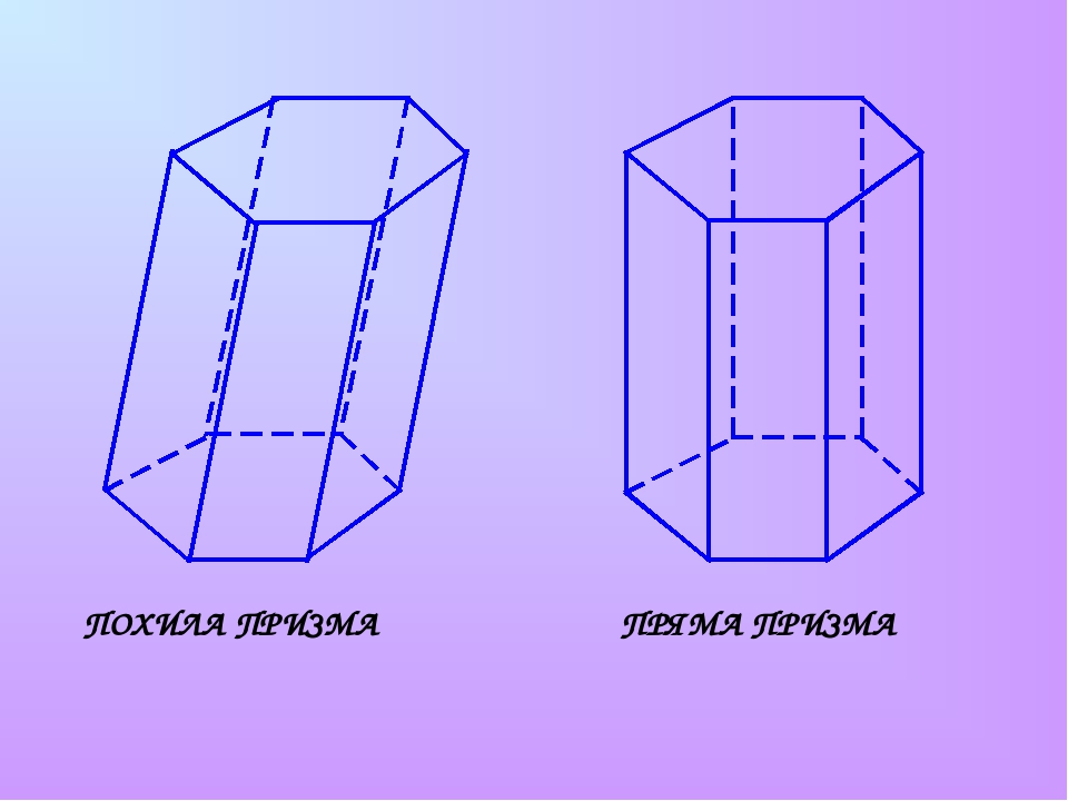 Неправильная призма схема