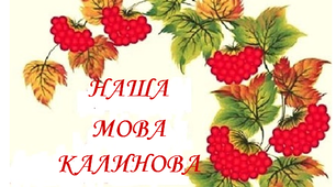 Розтяжка «Наша мова калинова!»