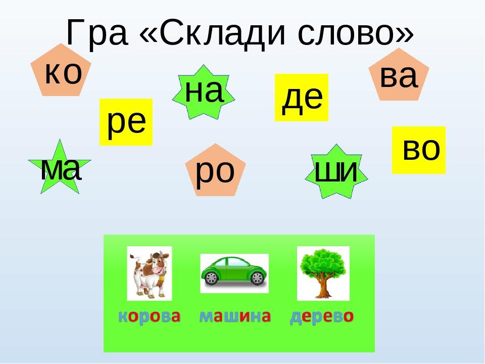 Схема слова миша