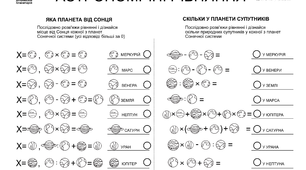 Рівняння про планети Сонячної системи.
