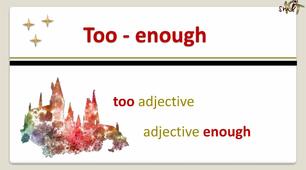  TOO or ENOUGH 7 клас 11.10.23