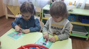 Презентація роботи з паличками Кюїзенера і з блоками Дьениша в 1 молодшій групі