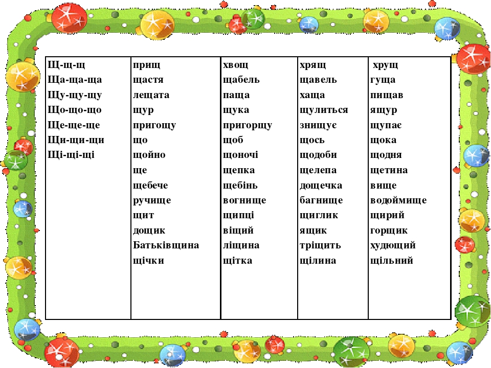 Презентація "Розчитка 1 клас. Таблиця"