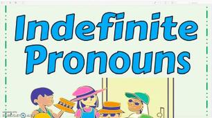 Неозначені займенники. Indefinite pronouns