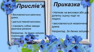  ЗАГАДКИ. ПРИСЛІВ'Я. ПРИКАЗКИ. 