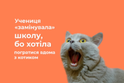Так хотіла погратися з котиком, що «замінувала» школу: першокласниця надіслала анонімне повідомлення до поліції
