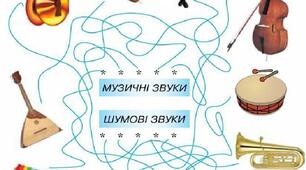 Музичне заняття з елементами дослідницької діяльності "Чому все звучить? Музика чи шум?"