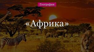Африка. Географічне положення, рельєф, клімат.