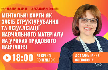 Ментальні карти як засіб структурування та візуалізації навчального матеріалу на уроках трудового навчання