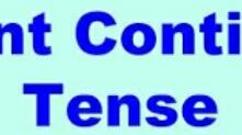 Урок по англійській мові "Present continuous"