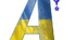 Новорічні літери українського алфавіту у патріотичному стилі