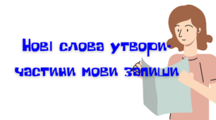 Матеріал на допомогу вчителю НУШ.  Відеопрезентація "Словотворення". Українська мова.3 клас