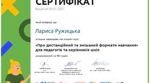 Онлайн-курс для вчителів та керівників шкіл про дистанційне навчання
