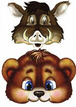 Маски до казки "Рукавичка" | Інші методичні матеріали. Дошкілля