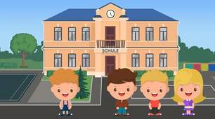 Was machen wir in der Schule? (Präsens. Starke Verben)