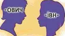 6 клас. Творення та правопис імен по батькові