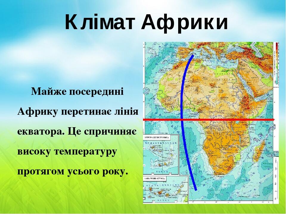 План характеристики материка африка 7 класс по плану