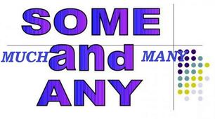  Much/many,some/any