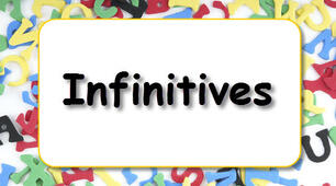 Infinitive forms. Level A1.