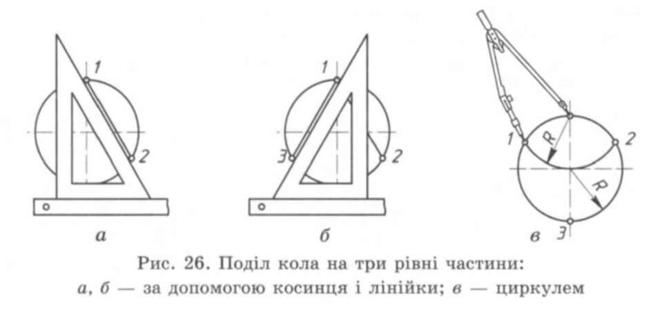 На каком рисунке проведены правильно центровые линии если диаметр окружности более 12 мм