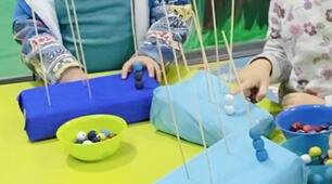 Математична хвилинка « Нанизай намистинки»