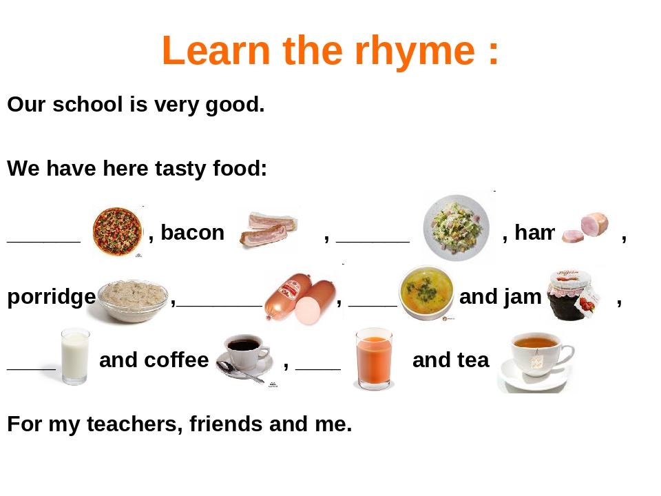 Презентація "Food" 3 клас НУШ