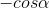-cos\alpha