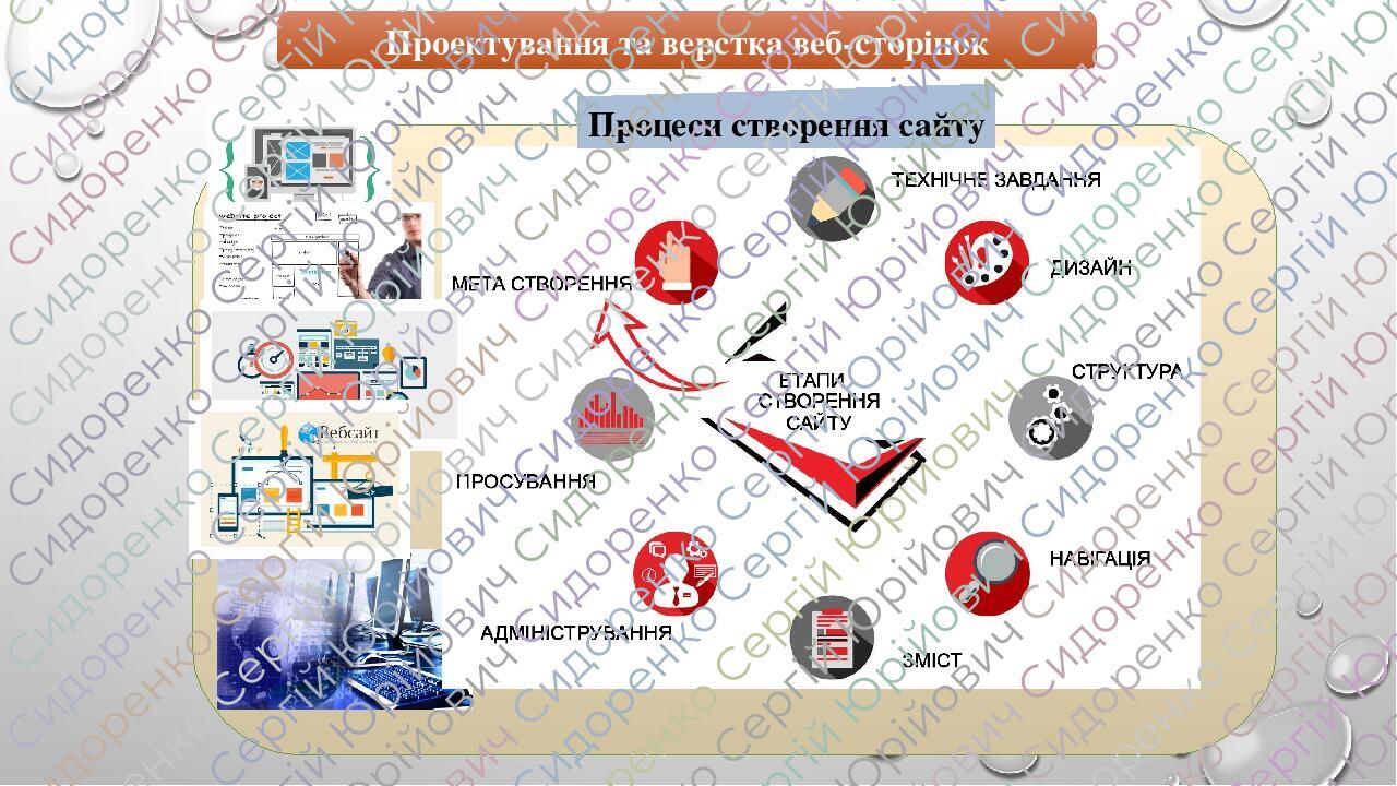 Презентація до уроку з теми: "Проектування та верстка веб-сторінок"