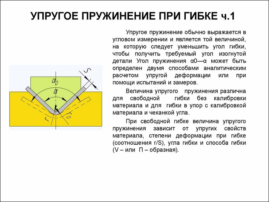 Исследование процесса гибки-формовки - презентация онлайн