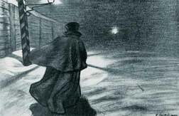 Б.М.Кустодиев. «Шинель». 1905