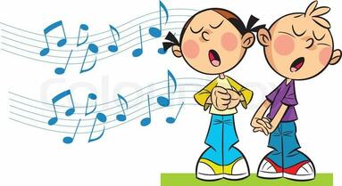 Kinder singen | Stock-Vektor | Colourbox | Kinder singen, Kinder musik, Cartoon mädchen