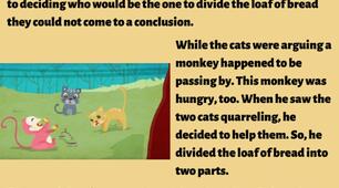 reading 5th form cats and a monkey