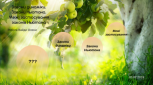 Закони Ньютона . Розв'язування задач