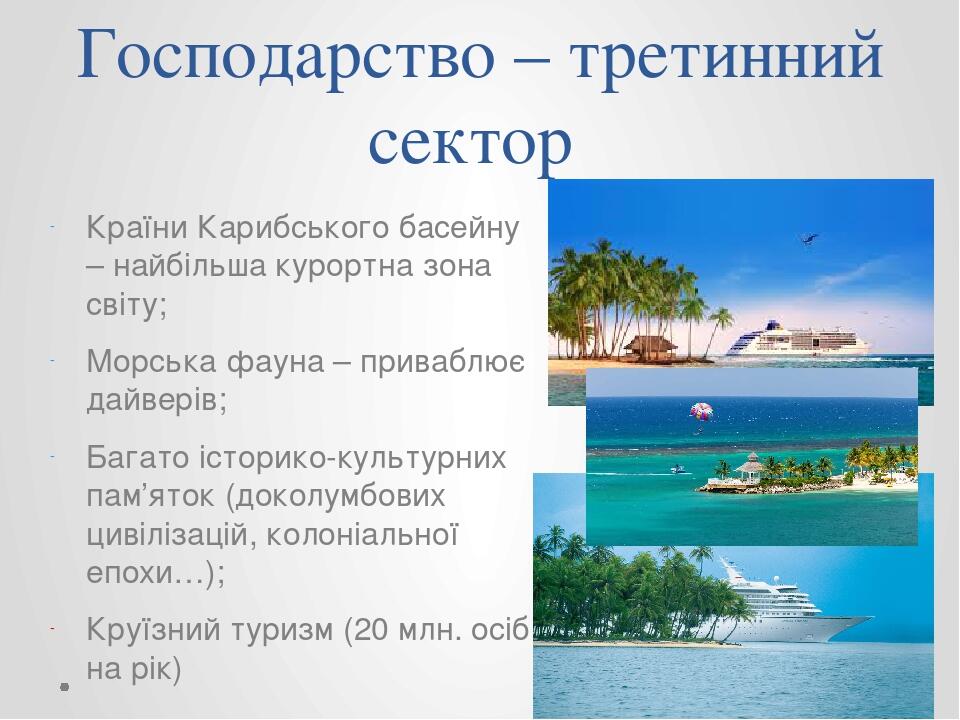 Презентація "Країни Карибського басейну" | Презентація. Географія