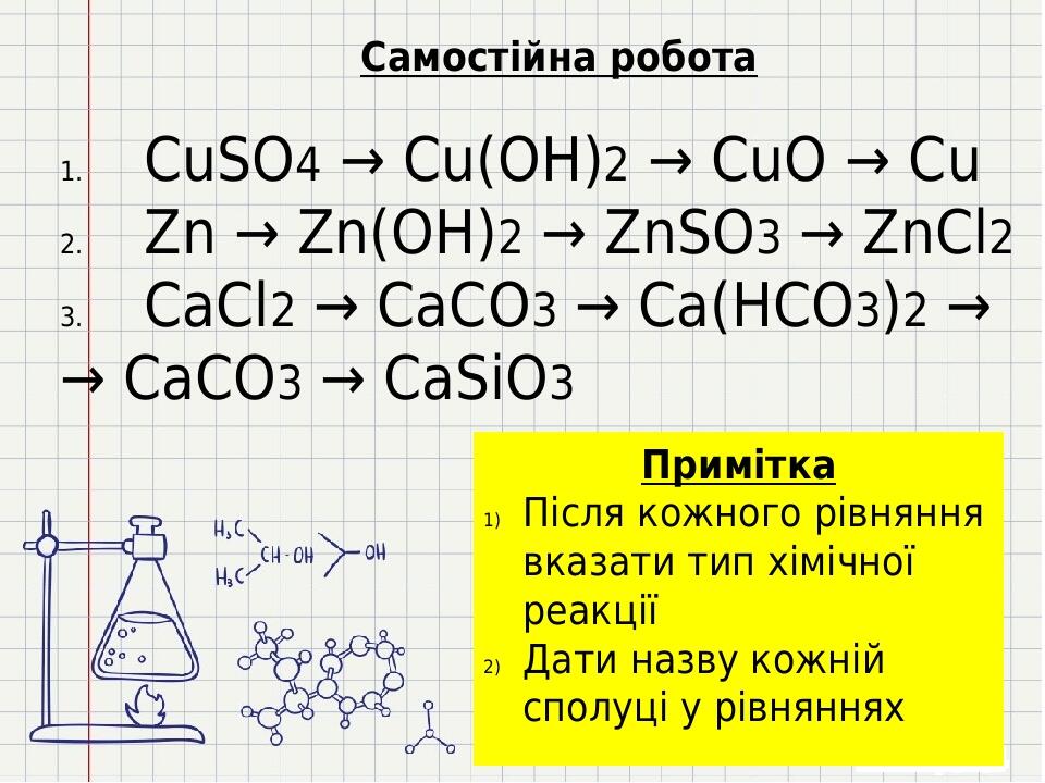 Дана схема превращений cu cuo cuso4 cu oh 2 cuo cu запишите молекулярные уравнения реакций