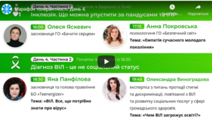 ДЕНЬ 4 (03.03.2021) Марафон «Толерантна освіта - запорука здорового суспільства»