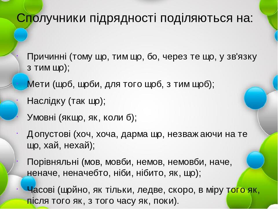 Презентація до теми "Сполучник" | Презентація. Українська мова