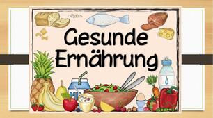 Конспект уроку на тему "Gesunde Ernährung"