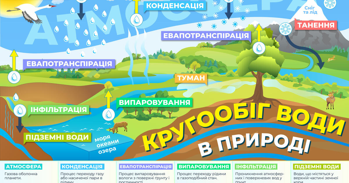 Кругообіг води в природі | Інші методичні матеріали. Різне