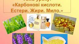 Інтерактивні вправи до теми: "Жири. Мило", хімія 9 клас.