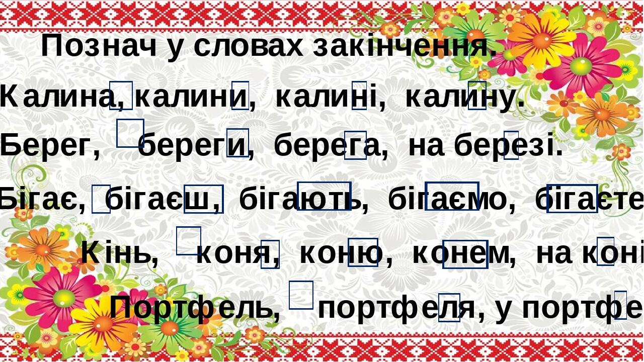 Презентація "Будова слова". 2, 3 клас | Презентація. Українська мова