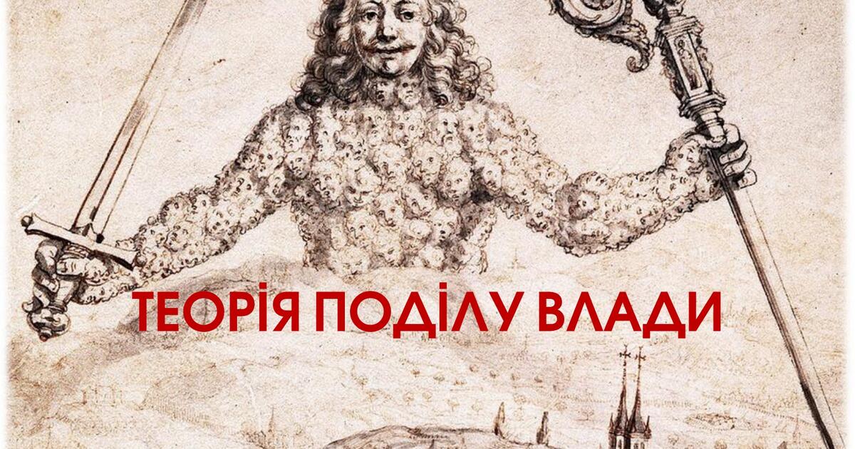 Презентація "Теорія поділу влади" | Презентація. Правознавство