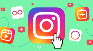 Reading "Instagram"