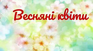 Презентація до уроку  "Весняні квіти"