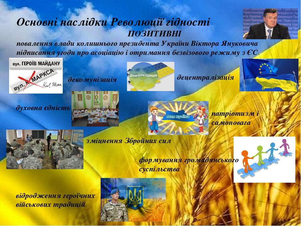 Презентація "Революція гідності" (до річниці Революції гідності ...