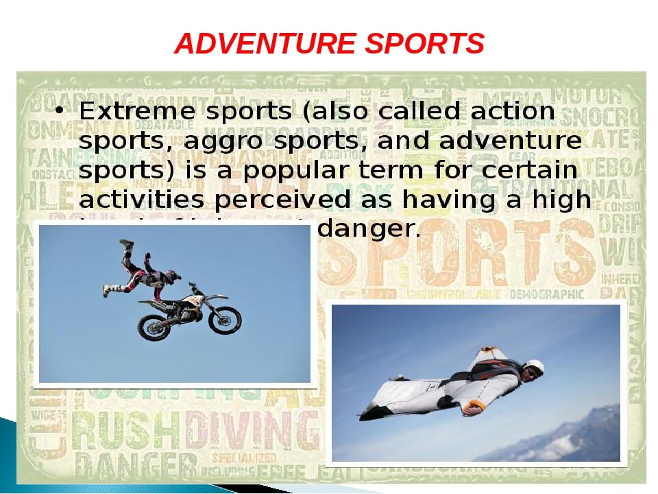 ADVENTURE SPORTS